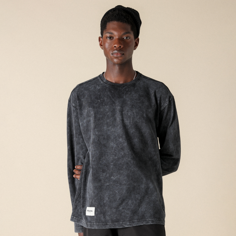 Mizuno SPORTSTYLE LONGSLEEVE T-SHIRT Black